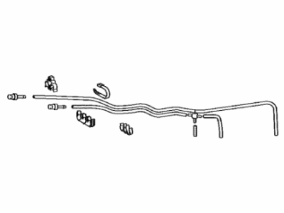 Toyota 36407-34070 Hose Sub-Assembly, Trans