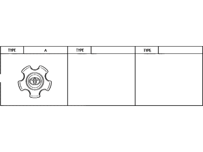Toyota 42603-0C090 Wheel Hub Ornament Sub-Assembly