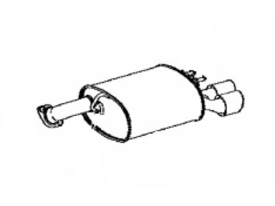 Toyota 17440-0P142 Pipe Assembly, Exhaust T