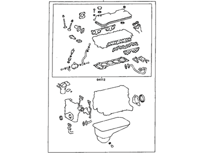 Toyota 04111-35330 Gasket Kit, Engine Overhaul