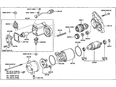 Toyota 4Runner Starter Motor - 28100-35100