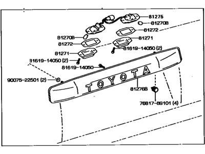 Toyota 81270-89126