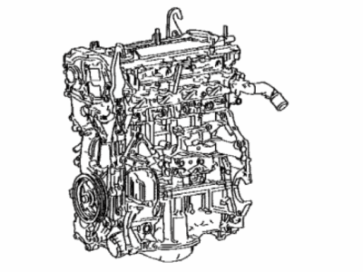 Toyota 19000-F2020 Engine Assy, Partial
