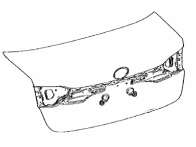 Toyota 64401-02J20 Panel Sub-Assembly, LUGG