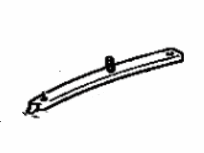 Toyota 02171-86104 Retainer Assy, Weatherstrip Front Rail