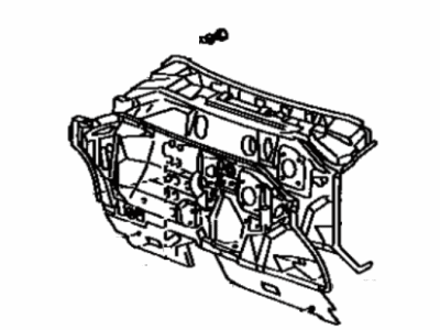 Toyota 55210-20200 INSULATOR Assembly, Dash Panel