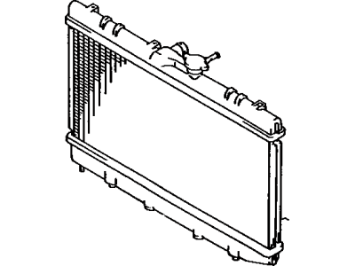 1991 Toyota Celica Radiator - 16400-16301