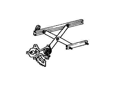 1990 Toyota Celica Window Regulator - 69801-20170