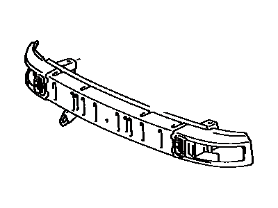 Toyota 52021-20181 Reinforcement Sub-Assy, Front Bumper