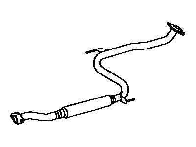 1992 Toyota Celica Exhaust Pipe - 17420-74481