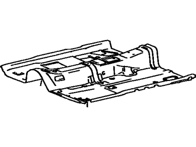 Toyota 58111-20140 Pan, Front Floor