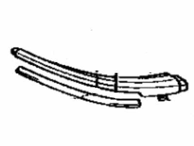 Toyota 02851-86101 Moulding, Quarter Belt, Rear RH