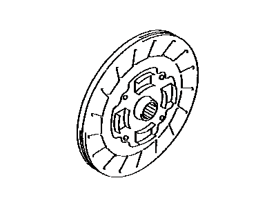 1988 Toyota Tercel Clutch Disc - 31250-12155