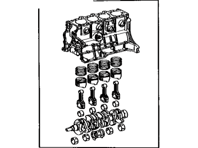 Toyota 11400-16230 Block Assembly, Short