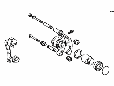 1990 Toyota Celica Brake Caliper - 47750-20430