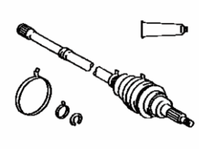 Toyota 42370-29025 Shaft Assembly, Rear Drive Outboard Joint