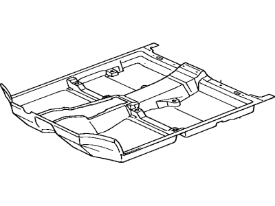 Toyota 58510-2D100-04 Carpet Assembly, Front Floor, Front