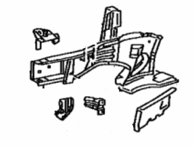 Toyota 57102-20710 Member Sub-Assembly, Front Side, LH