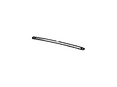 Toyota 02181-86103 Moulding Weatherstrip Header Moulding Exterior