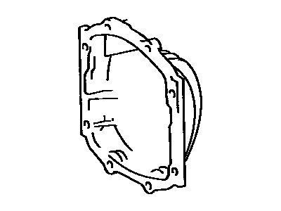 Toyota 41108-14030 Cover, Rear Differential Carrier