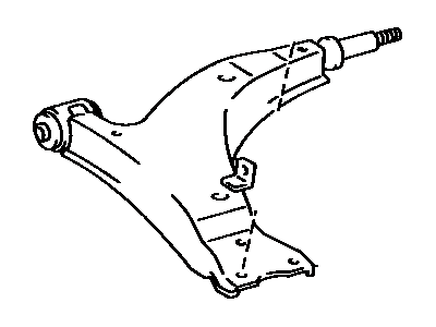 Toyota 48068-20210 Front Suspension Control Arm Sub-Assembly Lower Right