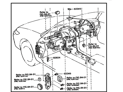 Toyota 82131-2M290 Wire, Cowl