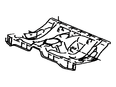 Toyota 58211-20290 Pan, Center Floor