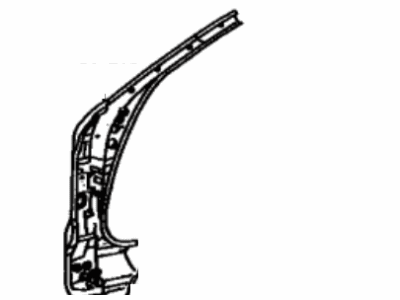 Toyota 61021-20600 Pillar Sub-Assembly, Front Body, RH