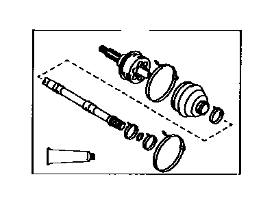 Toyota 43470-39067 Shaft Assembly Front Drive Outboard Joint Right