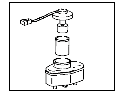 Toyota 47202-20390 Reservoir Sub-Assy, Brake Master Cylinder