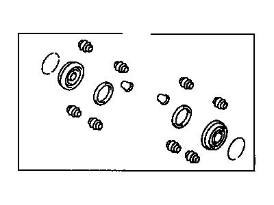 Toyota 04479-20160 Cylinder Kit, Disc Brake, Front