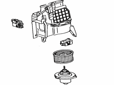 Toyota 87130-20460 Blower Assembly, Heater, Front