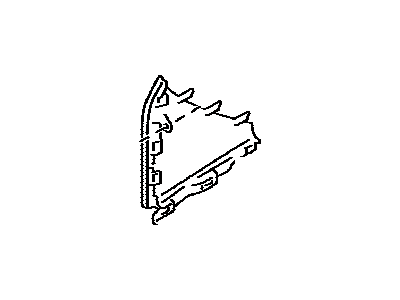 Toyota SU003-01918 Panel Knee Pad LH