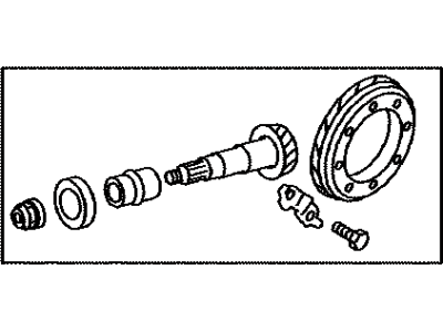 Toyota 41201-19605 Final Gear Kit, Differential