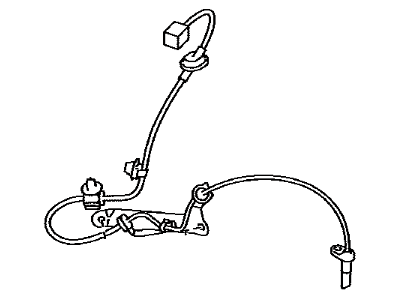 Toyota SU003-00664 Sensor Sub Ay Rear RH