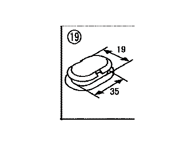 Toyota SU003-02911 Plug Tie Down