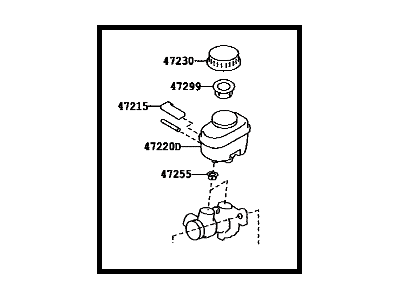 2017 Toyota 86 Master Cylinder Repair Kit - SU003-04242