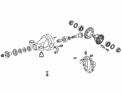 Toyota 41110-30A02 Rear Differential Carrier Assembly