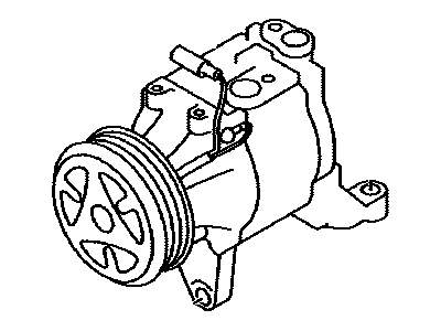 Toyota SU003-07255 Compressor Assembly