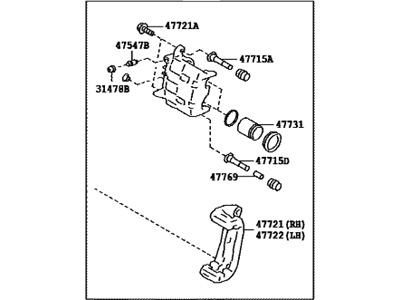 Scion Brake Caliper - SU003-06071