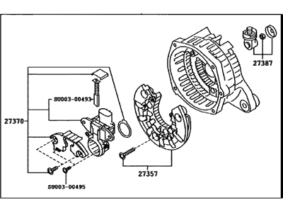 Scion Alternator Case Kit - SU003-00490