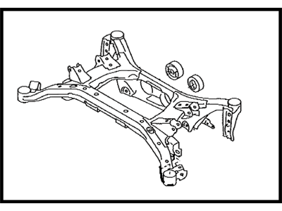 Toyota SU003-00349 Sub Frame Assembly R