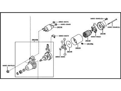 Toyota 86 Starter Motor - SU003-00451