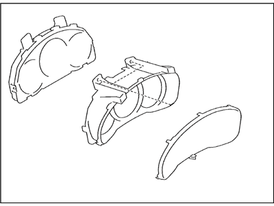 Toyota SU003-05485 Combination Meter Assembly