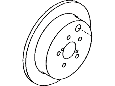 Toyota SU003-00638 Rear Disc