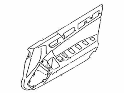 Toyota SU003-04418 Trim Sub Ay Dr F RH