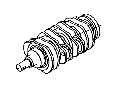 Toyota SU003-00155 CRANKSHAFT COMPL