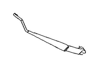 Toyota SU003-02673 Front Wiper Arm, Right