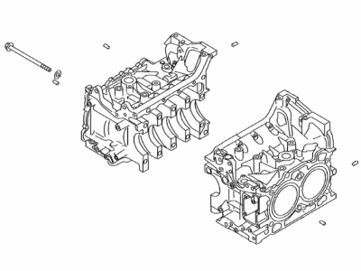 Toyota SU003-00102 Block Assembly-Cylinder