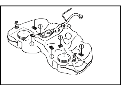 Toyota SU003-01013 Fuel Tank COMPL